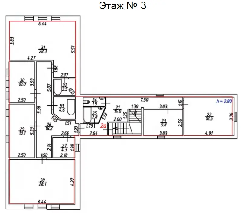 Помещения 1149 м² + Участок 1100 м² (1150/1225 доли) — фото 2