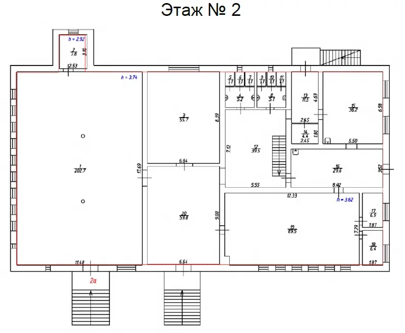 Помещения 1149 м² + Участок 1100 м² (1150/1225 доли) — фото 3